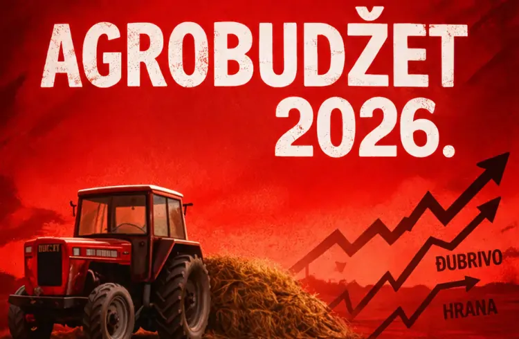 Usvojen Agrobužet 2026. Veći od prethodnog za 0,31%.