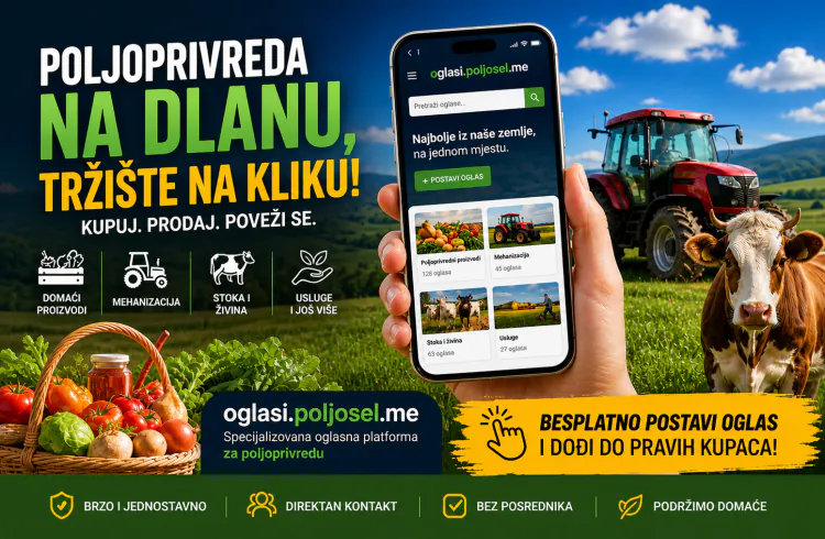 Poljosel oglasi: kupovina i prodaja poljoprivrednih proizvoda